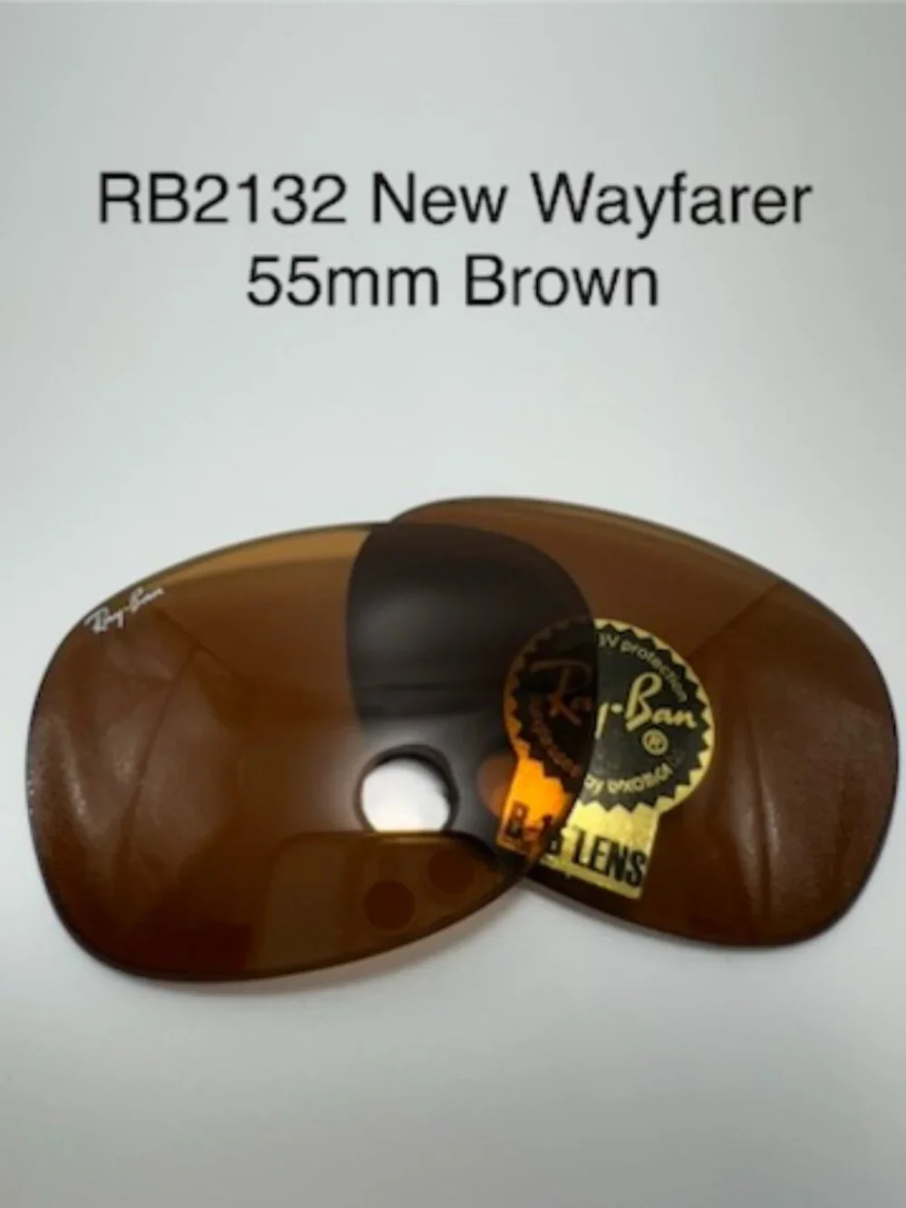 Replacement lenses for Ray-Ban RB2132 New Wayfarer brown 55mm